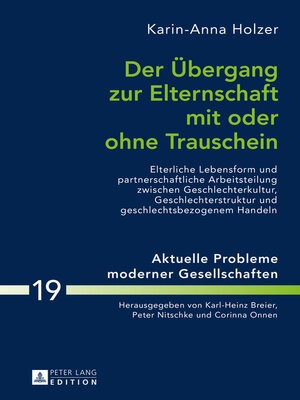 cover image of Der Übergang zur Elternschaft mit oder ohne Trauschein